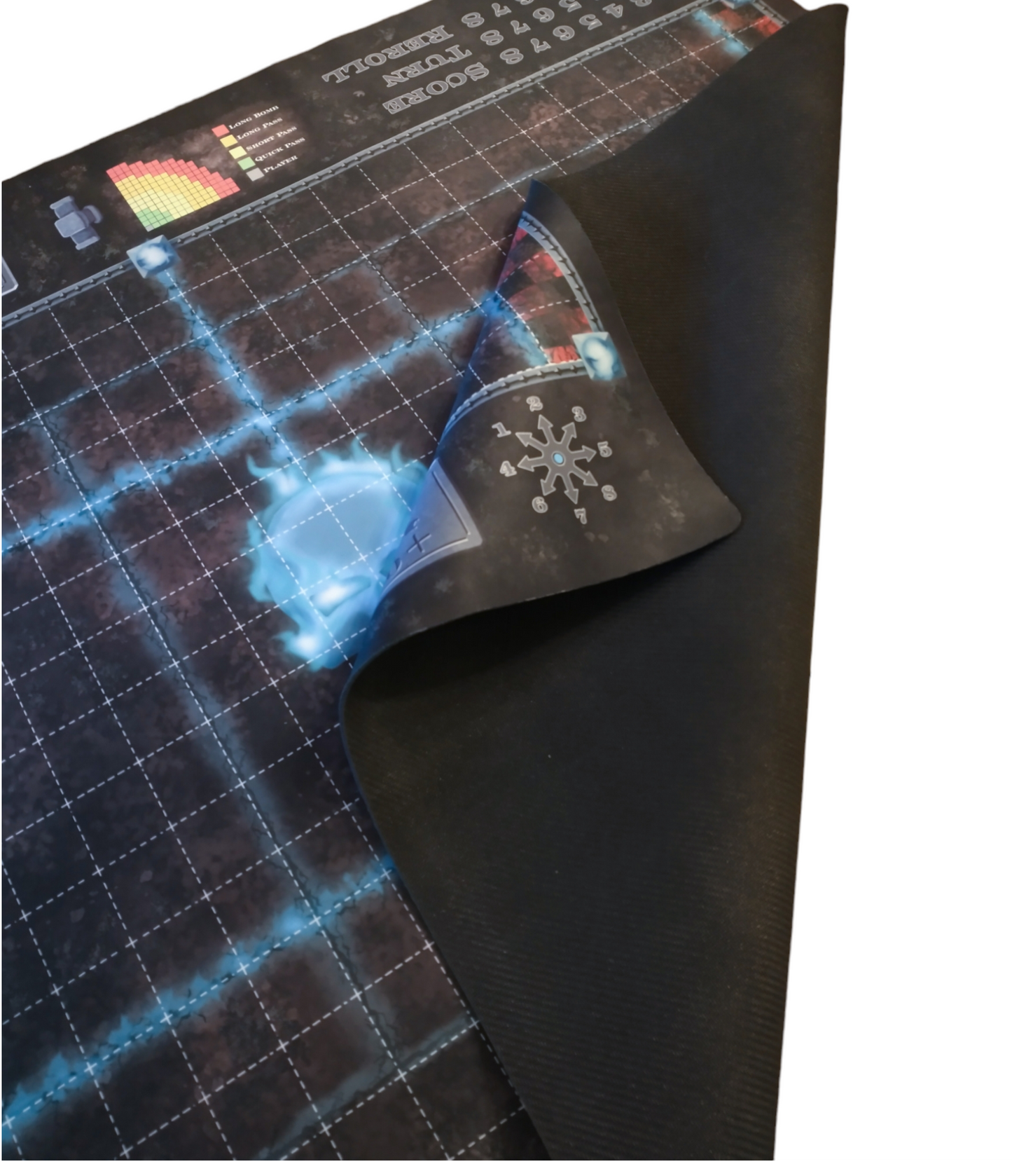 Graveyard Themed Blood Bowl Compatible Pitch / Play Mat - Combination 11's and 7's