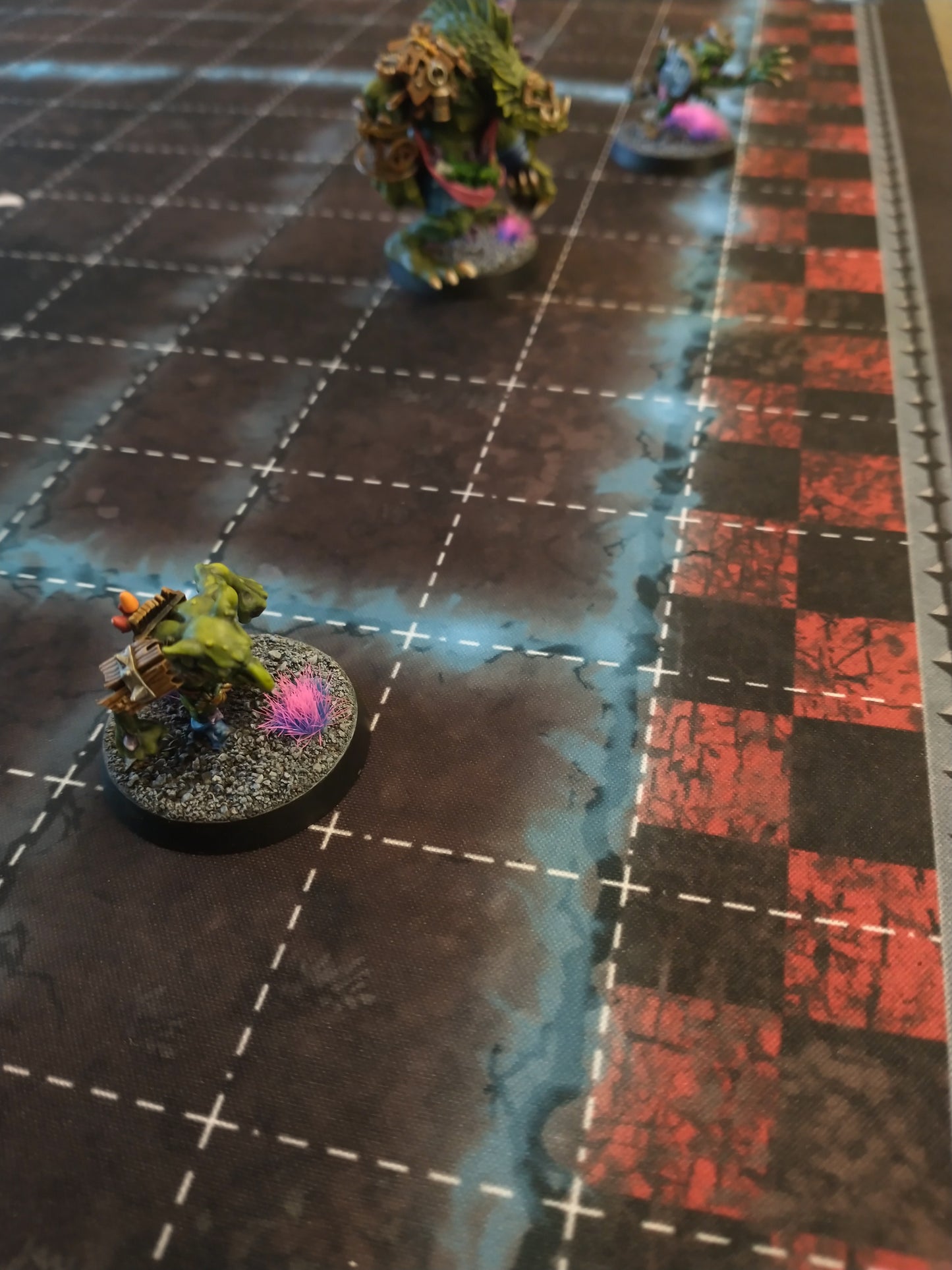 Graveyard Themed Blood Bowl Compatible Pitch / Play Mat - Combination 11's and 7's