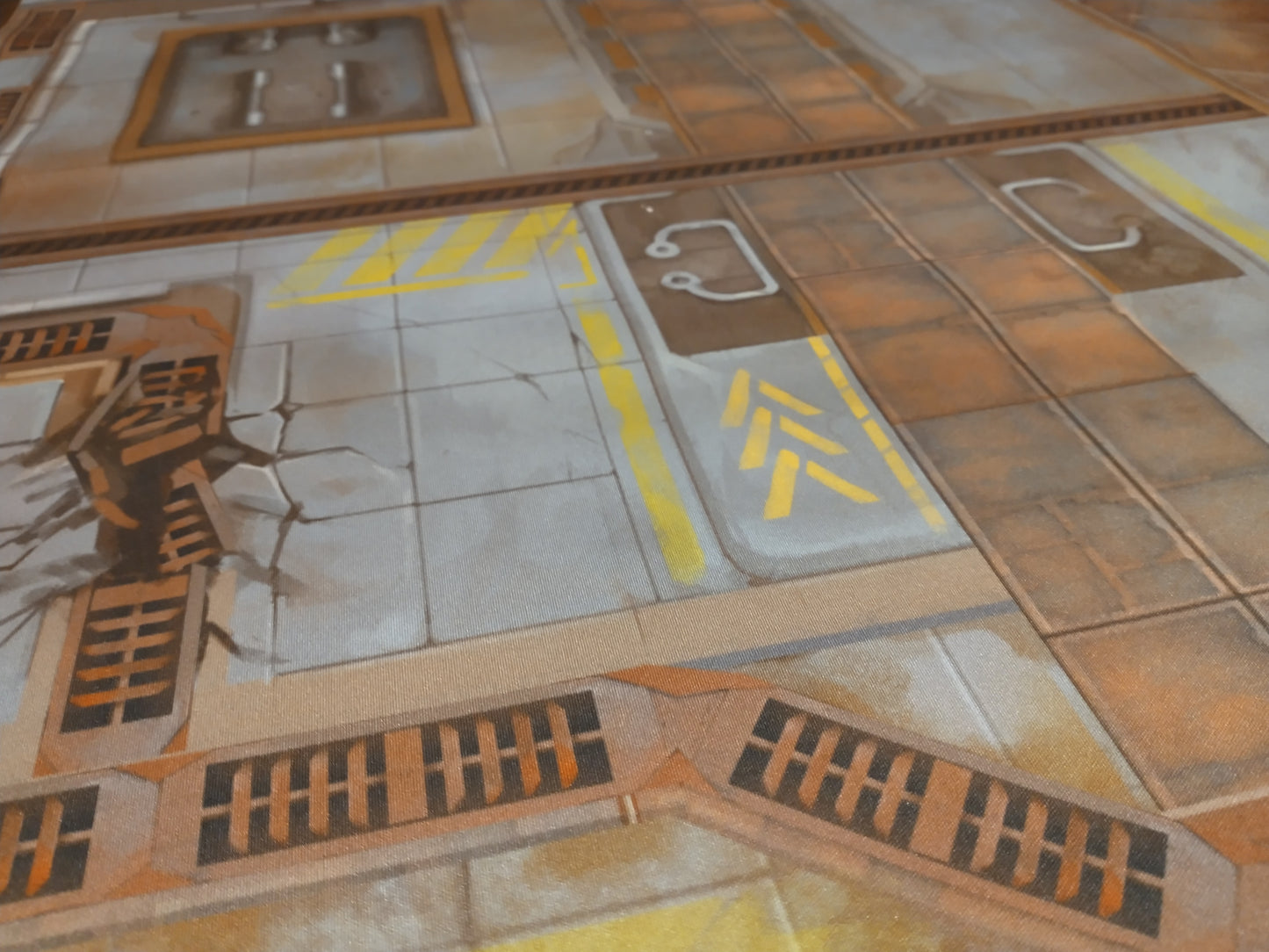 Industrial Sci-Fi Playmat for use in Kill Team and CyberPunk Red