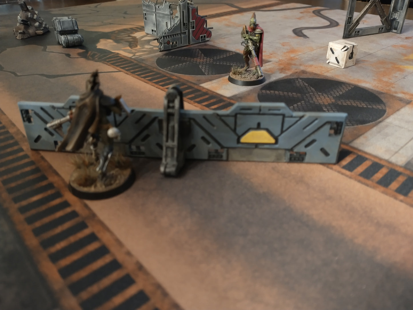 Industrial Sci-Fi Playmat for use in Kill Team and CyberPunk Red Alternate Design