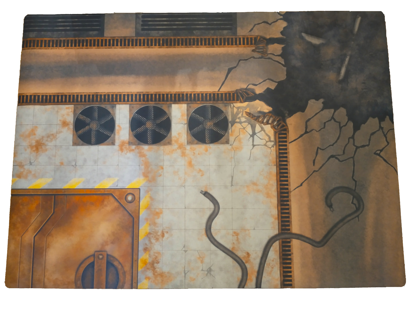 Industrial Sci-Fi Playmat for use in Kill Team and CyberPunk Red Alternate Design