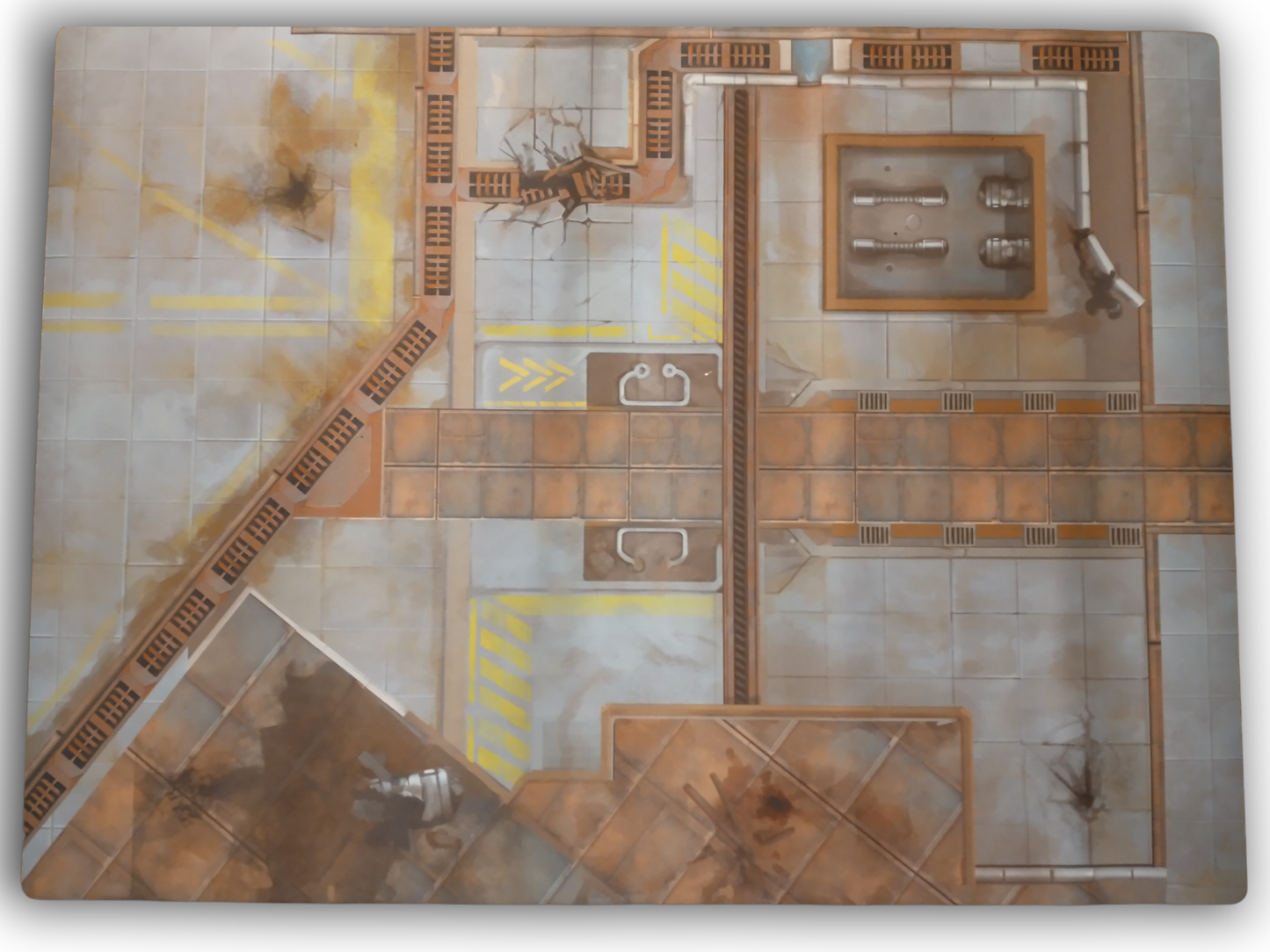 Industrial Sci-Fi Playmat for use in Kill Team and CyberPunk Red
